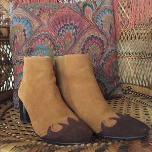 Free People Adele suede accent boots